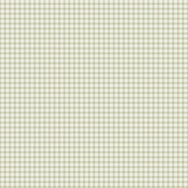 ESTAhome Tapete Streifenmuster Graugrün - 50 x 900 cm - 131643