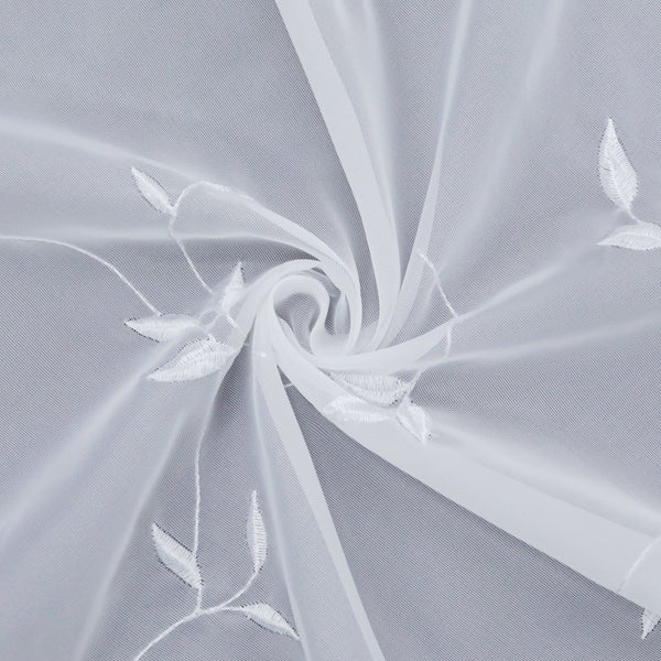 Gardine mit Blattmuster, Textil