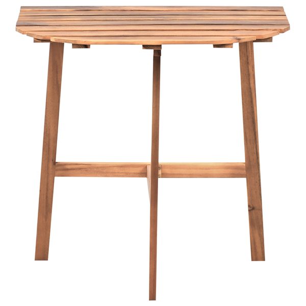 Outdoor Bistrotisch OSIGO 44 cm 70 cm Akazienholz Braun