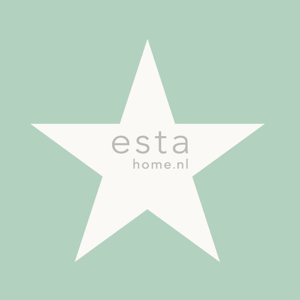 ESTAhome Tapete Sterne Mintgrün - 53 cm x 10.05 m - 128701