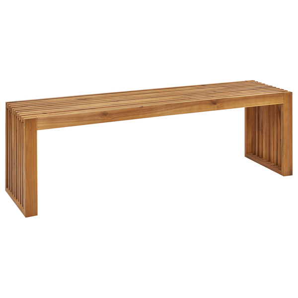 Gartenbänke 2er Set SULZANO 150 cm Akazienholz Braun