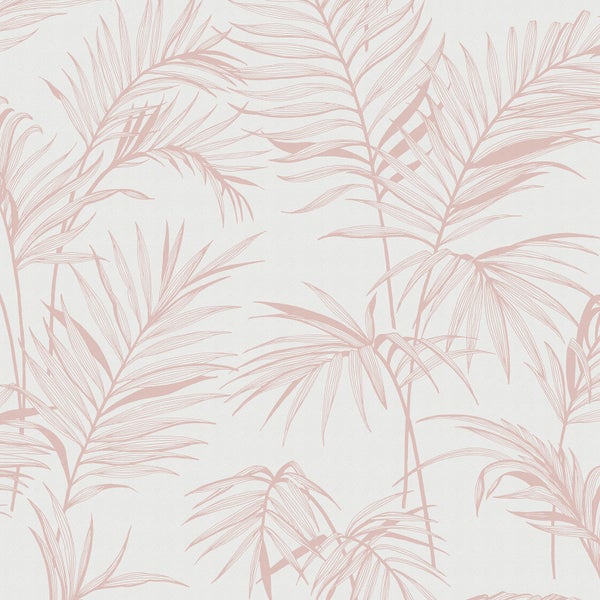 Vliestapeten Litho Tropical Rosa