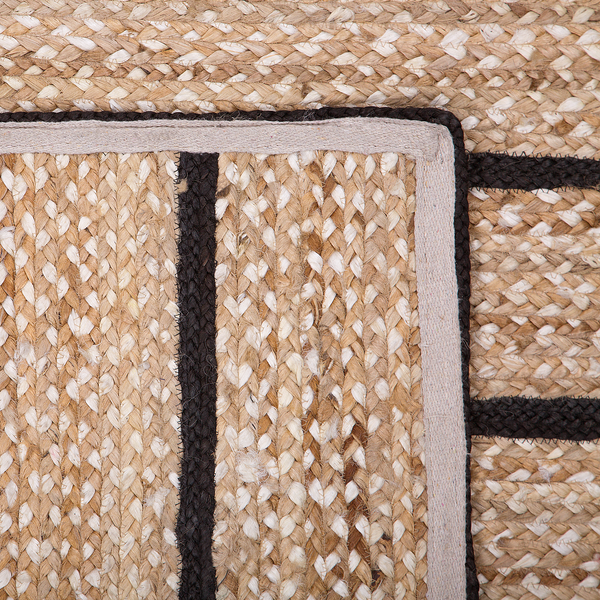 Teppich KARADONA Beige 80 x 150 cm Jute