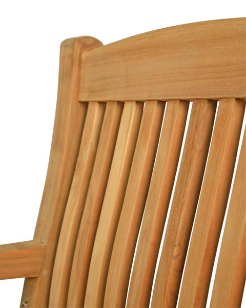 Teak Sessel Gartenstuhl Teakholz Massivholz premium für Garten und Terrasse