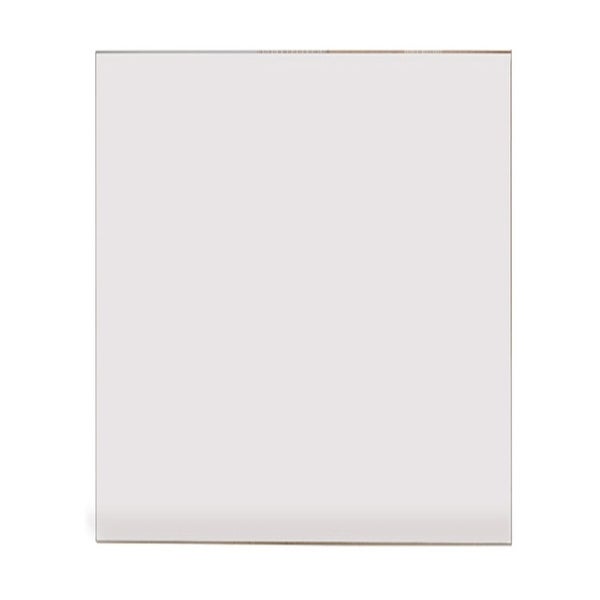 Rechteckiger rahmenloser Wandspiegel aus Glas.