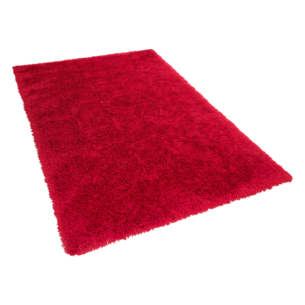 Teppich rot 140 x 200 cm Shaggy CIDE