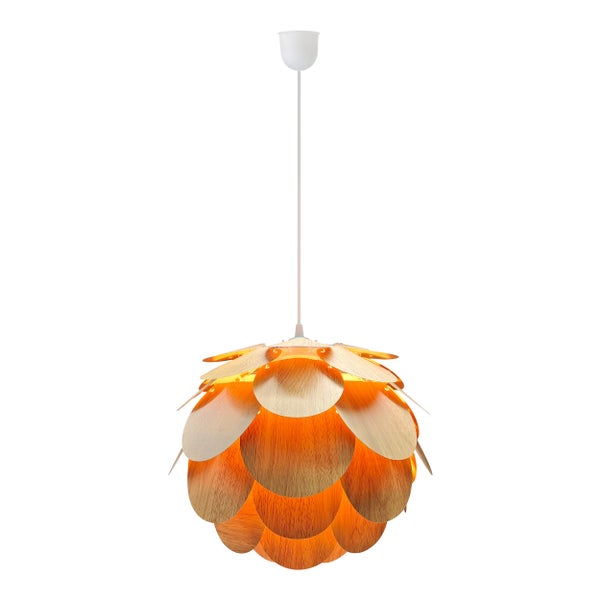 Holz Pendelleuchte im modernen Design