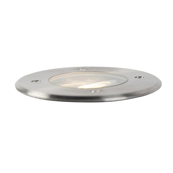 Moderner Bodenstrahler Stahl 13,5 cm IP67 - Basic Round