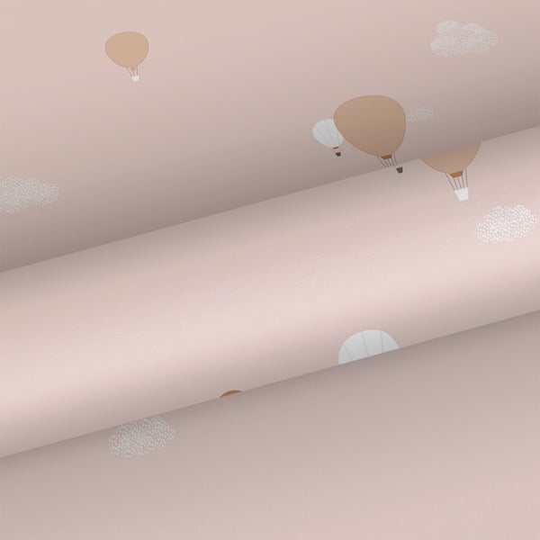 Sanders und Sanders Tapete Luftballons Rosa - 53 cm x 10 m - 640286