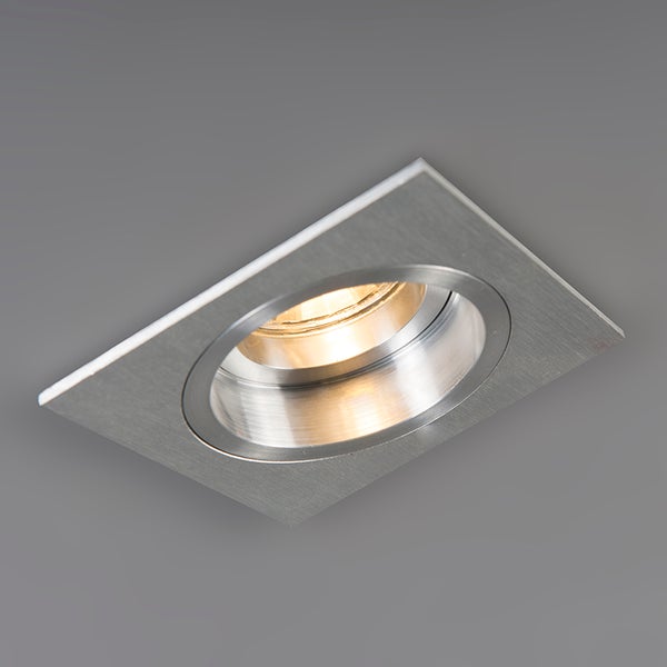 Einbauspot eckig Aluminium dreh- und neigbar - Chuck