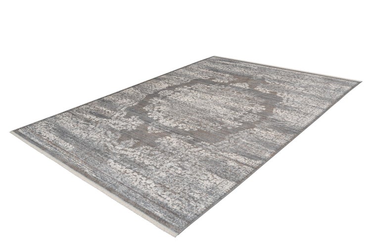 Kurzflor Teppich Bravery Beige / Braun Vintage 200 x 290 cm
