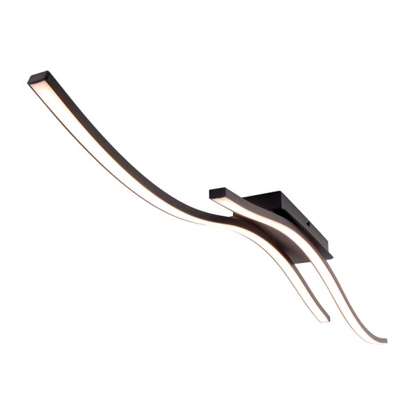 Moderne LED Deckenleuchte mit geschwungenen Armen