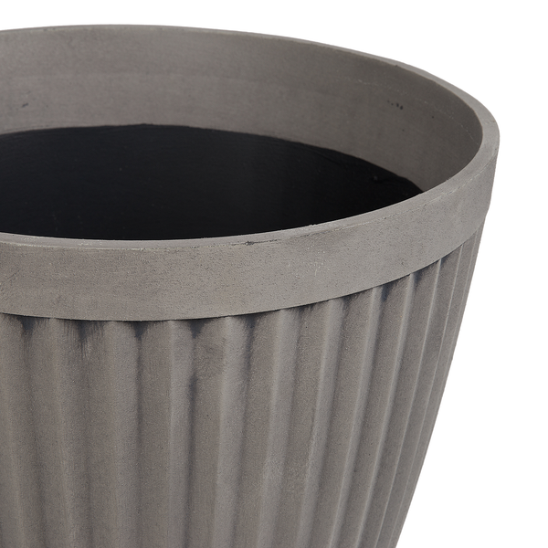 Blumenkübel POKA 36 cm Taupe