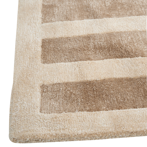 Teppich MAHRIN Beige 160 x 230 cm Viskose