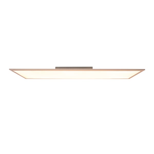 LED Panel-Deckenleuchte NICO, funktionelle Deckenleuchte aus Metall und Kunststoff in weiß, mit festverbauten LED und vielen Funktionen, ideal für Büro, Praxis oder Werkstatt, ca. 119,5 cm lang