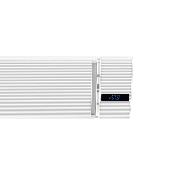 Terrassenheizer Quality Heating Whitewarm Wifi 2400W Edelstahl Weiß inkl. Fernbedienung, IP44, 39.000 Std. Lebensdauer