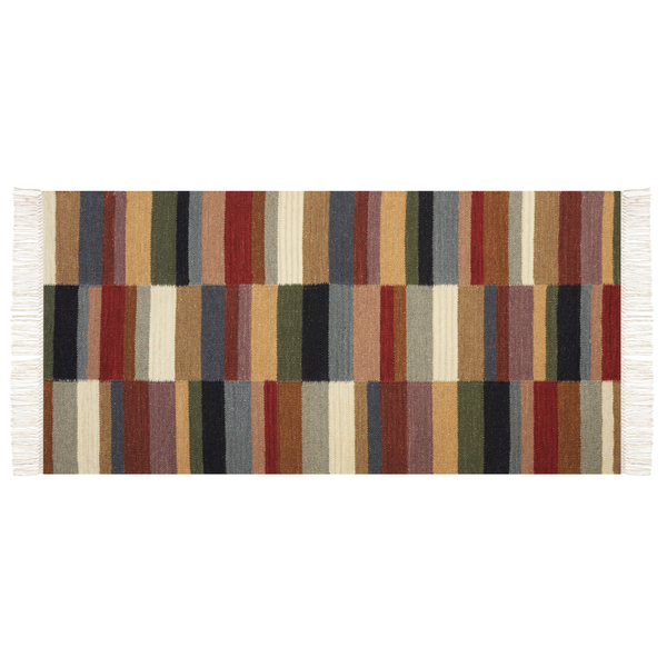 Teppich MUSALER Bunt 80 x 150 cm Wolle Kelim