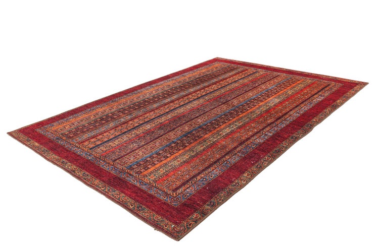 Flachflor Teppich Celestial Multi / Rot Orientalisch, Ethno-Design 110 x 180 cm