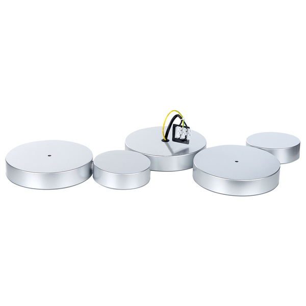 LED Deckenlampe LUGA Metall Silber