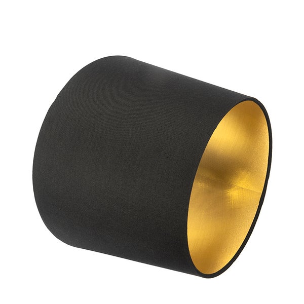 Wandleuchte schwarz mit schwarzem Schirm und verstellbarem Arm - Ladas