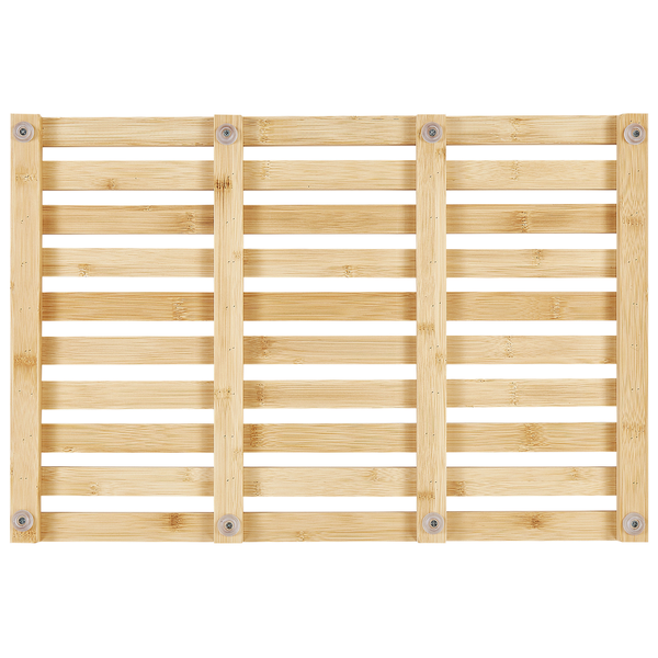 Badematte BARTOW Hellbraun 53 x 36 cm Bambusholz