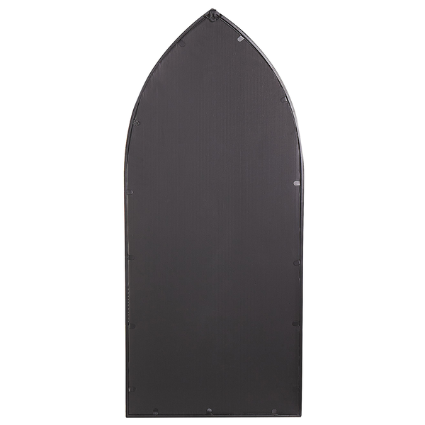 Rückseite eines Spiegels mit Aufhängevorrichtung