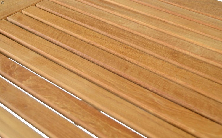 Teak Beistelltisch 60 x 60 cm Massivholz premium wetterfest