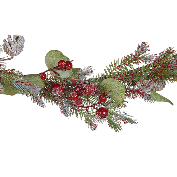 Weihnachtsgirlande IRUN 150 cm Rot