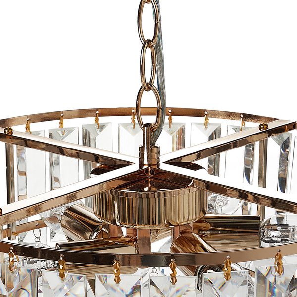 Kronleuchter ACHEIRO S Kristall Gold