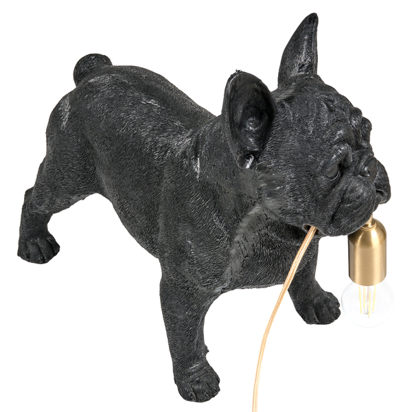 Tischlampe Hund BAXTER Schwarz