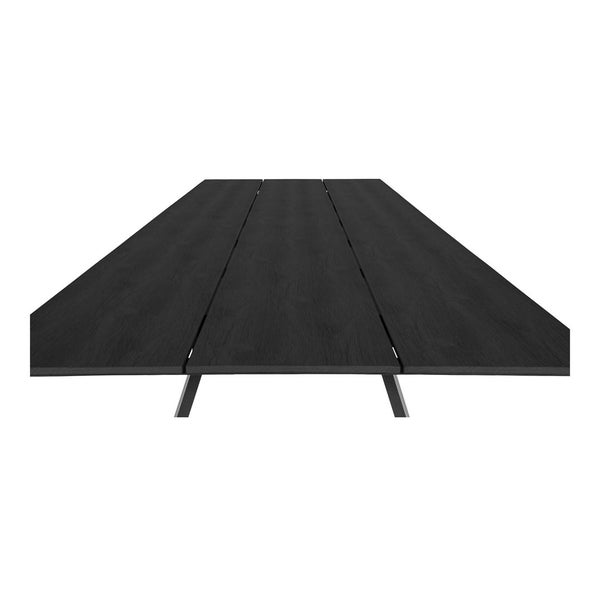Toronto Gartentisch 100x220cm Nonwood schwarz. 100 X 220 X 74 cm