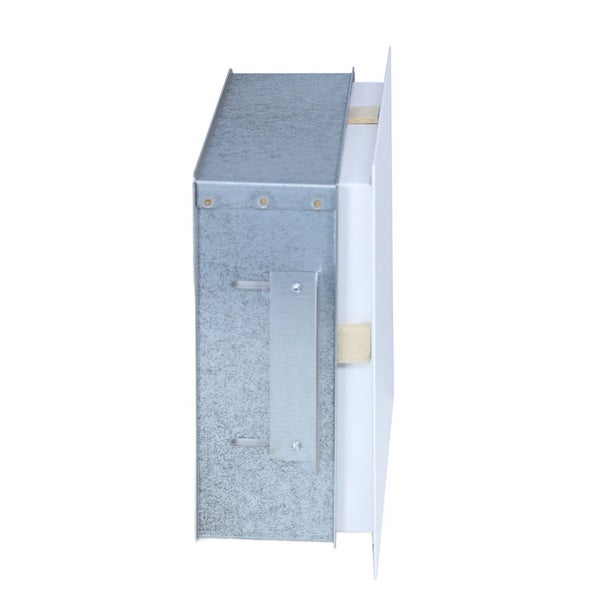 Revisionsklappe aus Metall mit verzinktem Rahmen und glatter Frontblende für Wand oder Decke