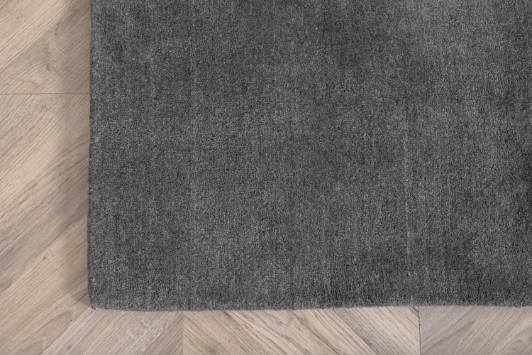 Ulla Teppich 350x250 cm Wolle grau. 252 X 350 X 1 cm