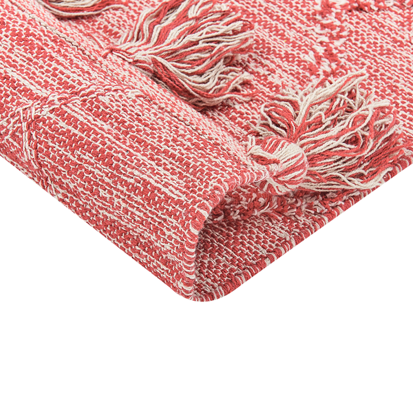 Teppich NIGDE Rot 160 x 230 cm Baumwolle