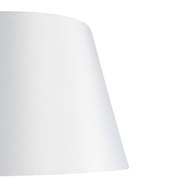 Stehlampe Bronze mit weißem Schirm und verstellbarem Arm - Ladas Deluxe