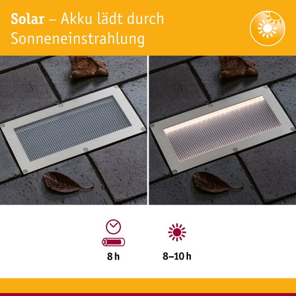 Dreier-Set LED-Einbaustrahler mit GU10-Leuchtmitteln, Anschlussboxen, technischen Maßen in Millimeter und Hinweis auf 5 Jahre Garantie.