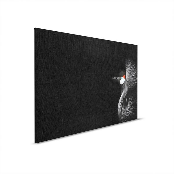 Leinwandbild mit einem Graukronenkranich