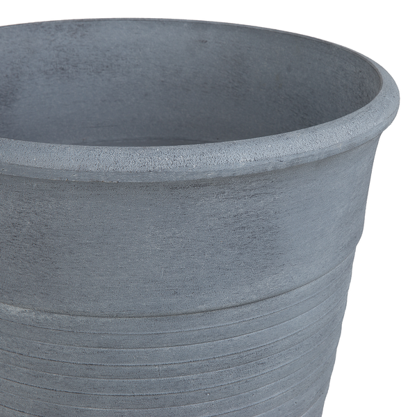 Blumenkübel KATALIMA Stein 43 cm Grau