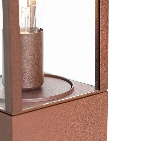 Industrielle stehende Außenlampe rostbraun 80 cm IP44 - Charlois