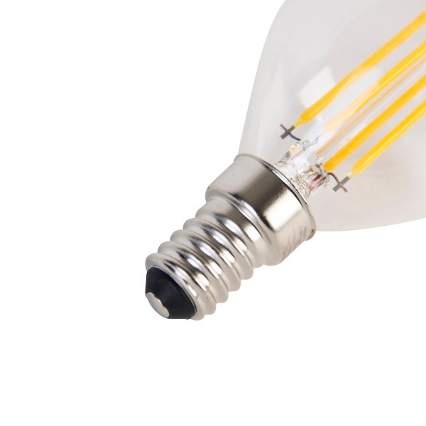 Nahaufnahme einer E14 LED-Lampe