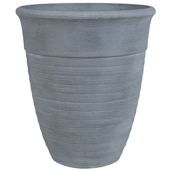 Set mit 2 Blumentöpfen KATALIMA 50 cm Grau
