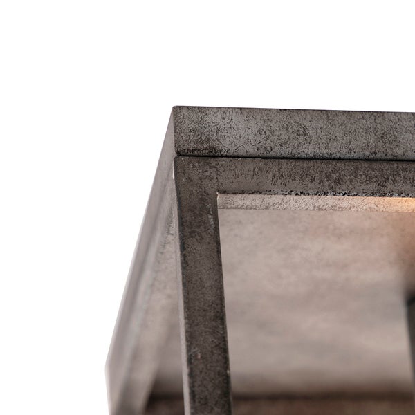 Moderne Deckenleuchte Antik Silber - Big Cage