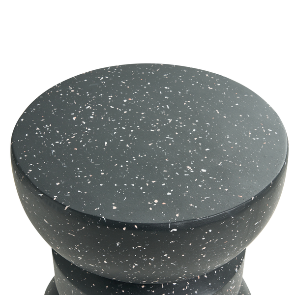 Runder Hocker aus Terrazzo