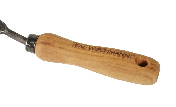 Teak Grubber Handgrubber Kultivator Gartenkralle geschmiedet Teakgriff premium