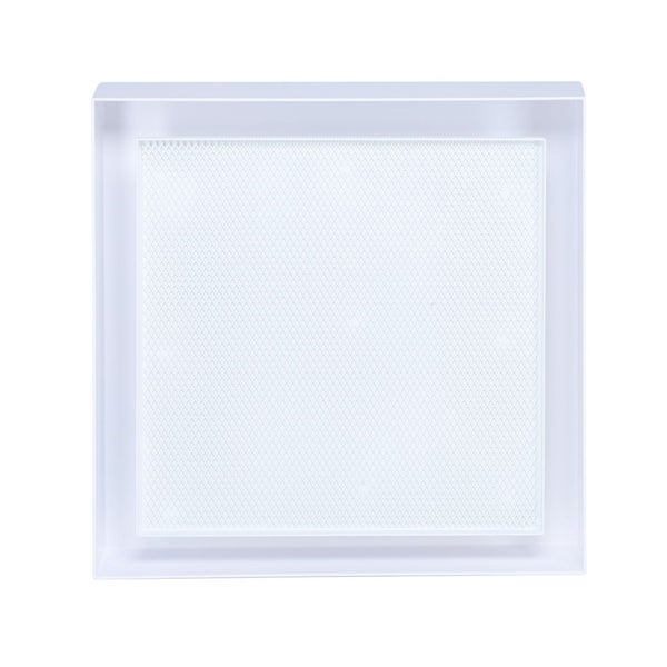 Quadratisches Wand- oder Deckenlüftungsgitter mit Gittereinsatz aus Kunststoff
