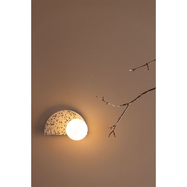 Abbeville Beleuchtung Wandlampe 20x11x13cm Weiß. 11 X 20 X 13 cm