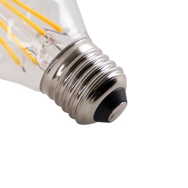 Nahaufnahme eines E27-Leuchtmittels