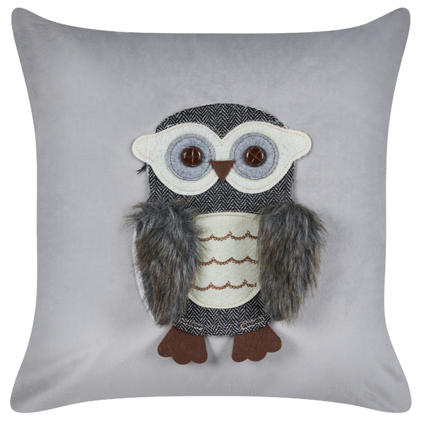 Dekokissen 2er Set OPHRYS Samtstoff 45 x 45 cm Grau