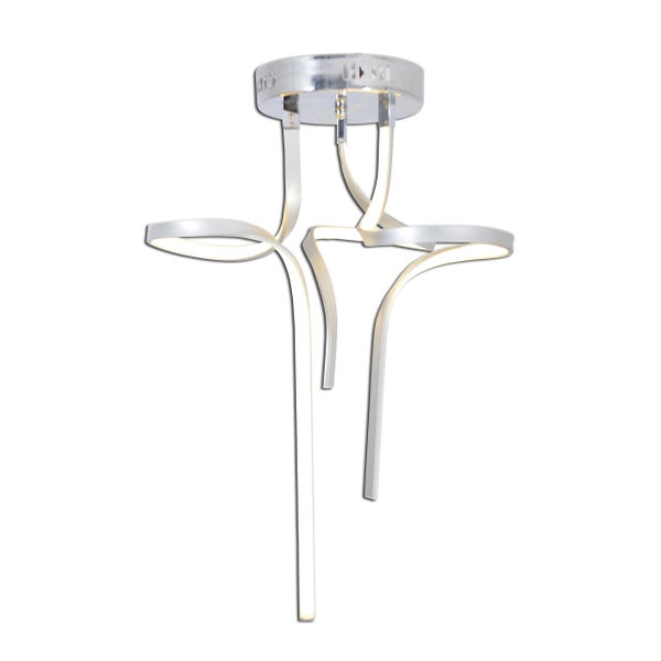 Moderne LED Deckenleuchte mit geschwungenem Design