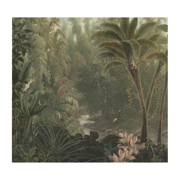 Dschungel Vintage - Fototapete - 280x300 cm